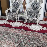 مبلمان سلطنتی استیل ۹نفره با میز|مبلمان خانگی و میز عسلی|تربت جام, امام|دیوار