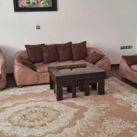 مبل ۷نفره با جلو مبلی و ۴ عدد میز عسلی