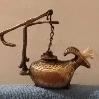 پیسوز بز برنجی قدیمی و سنگین