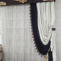 پرده سالن پذیرایی بدون کتیبه|پرده، رانر، رومیزی|اهواز, کوی باهنر|دیوار