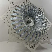 لامپ دست ساز طرح خورشیدی