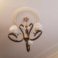 لوستر سه شاخه تکی (پذیرایی و اتاق خواب)