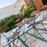 میز و صندلی تاشو چوپ‌فلز  نوین مهر