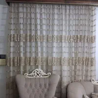 ۳ عدد پرده قلاب باقی|پرده، رانر، رومیزی|فردیس, قریشی|دیوار