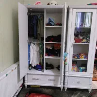 سرویس کامل تخت و کمد نوجوان|تخت و سرویس خواب|فردیس, قریشی|دیوار