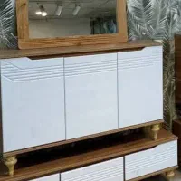 ست آیینه کنسول میز tv جاکفشی|بوفه، ویترین، کنسول|مشکین‌دشت, |دیوار