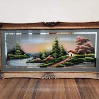 تابلو نقاشی وخطاطی (انتیک) به صورت (مجموعه ای )|تابلو، نقاشی، عکس|کرمان, |دیوار