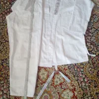 لباس کاراته وشلوار به همراه کمربند سفید