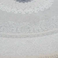 فرش گرد قطر یک متر ۱۲۰۰شانه گل برجسته|فرش|مشهد, شهید قربانی|دیوار