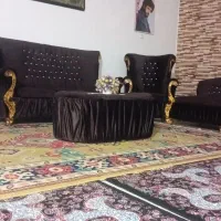 سلام مبل قهوه ای سالم بدون هیچ ایرادی