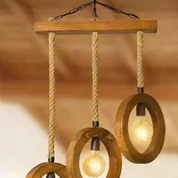 ساخت انواع لوستر چوبی و شلف چوبی دیواری|لوستر و چراغ آویز|پرند, فاز ۶|دیوار