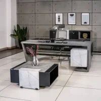 میز مدیریت کنسول کارمندی اداری جلو مبلی لئون