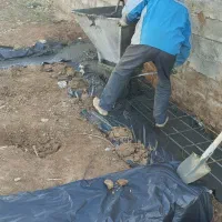 ارموت بندی واجرای سقف دیوار برشی و ساخت استخر