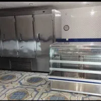فروش یخچال ویترینی استیل باشیشه خمیده|فروشگاه و مغازه|شادگان, |دیوار
