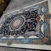 یک جفت فرش ۹ متری ۷۰۰شانه با تراکم ۲۵۵۰(اصل )|فرش|کرمانشاه, |دیوار