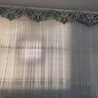 پرده گیپور سفید ۳در۳ سالم