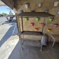 منقل کبابی چرخ دار