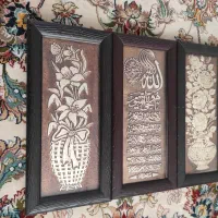 3 عدد تابلو|تابلو، نقاشی، عکس|شاهینشهر, شهرک گلدیس|دیوار