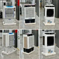 کولر آبی چرخ‌دار پرتابل پد سلولزی در انواع سایز