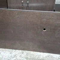 یک میز ال دار با دو تا میز کامپیوتر ایستاده|میز تحریر و کامپیوتر|بندرعباس, |دیوار