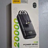 پاوربانک اورجینال Aspor 20000mah