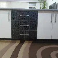 کابینت کارکرده همراه با هود اشپزخانه|آب‌چکان و نظم‌دهنده ظروف|قم, بنیاد|دیوار