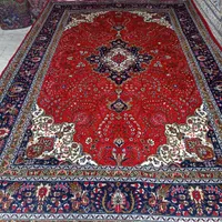 جفت شیش متری دستباف کرمان قلم مارک(عظیمی)|فرش|خوی, |دیوار