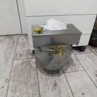 سطل و جا دستمال کاغذی