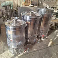 سماور بزرگ هیئتی صنعتی مسجدی کوره دار