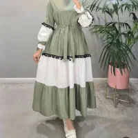 دوخت پیراهن کمر چین، ساده و دوخت چادر