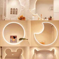 آینه قدی طراحی آینه پازل دفرمه دکوراتیو بکلایت