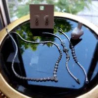 گردنبند ودستبندنقره