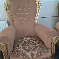 مبل سلطنتی ۹نفره بشرط سالم ۱۴ملیون|مبلمان خانگی و میز عسلی|لنجان, |دیوار