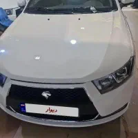 دنا پلاس 6 دنده 1404 سفید خشک با رینگ قالپاق