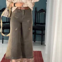 شلوار واید لگ شافل بگ جین اصلی نو سایز32|لباس|بهبهان, |دیوار