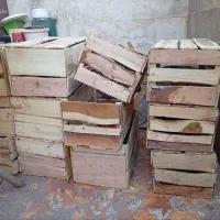 40عدد جعبه یا سبد چوبی میوه