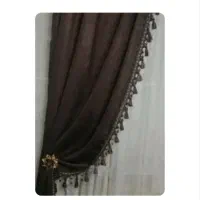 یالان پرده جفت دوطرف طلاکوپ ک نگیناش پرس شده ترک|پرده، رانر، رومیزی|تهران, خلیج فارس|دیوار