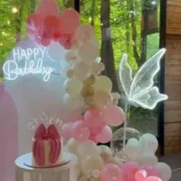 تم تولد بادکنک آرایی استند کیک بک گراند|خدمات پذیرایی، مراسم|شیراز, شیشهگری|دیوار