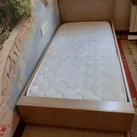 تخت دو طبقه نوجوان با تشک طبی