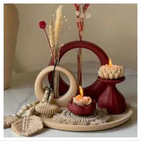 ست دکوری و آرایشی سنگ مصنوعی|مجسمه، تندیس، ماکت|مشهد, حجت|دیوار