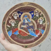 بشقاب دست ساز قدیمی|صنایع دستی و سایر لوازم تزئینی|خمینیشهر, |دیوار