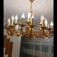 معامله لوسترهای آب طلا برنجی کیلویی1100|لوستر و چراغ آویز|اراک, |دیوار