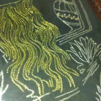 تابلو سوزن دوزی طلایی کلکسیونی|صنایع دستی و سایر لوازم تزئینی|شاهین‌شهر, حافظ شمالی|دیوار