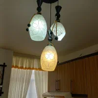 لوستر سه حباب