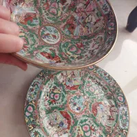 قاب وقدح گل مرغی خیلی پر کاروالیو|ظروف سرو و پذیرایی|قلعه شاهین, |دیوار