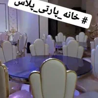 فروش میز و صندلی تالاری ابکاری طلایی|میز و صندلی غذاخوری|اردکان, |دیوار