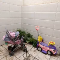 کالسکه دخترونه و کریر دخترونه سالم