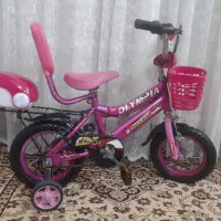 دوچرخه سایز ۱۲ صورتی