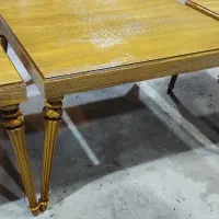 جلو مبلی و عسلی روکش چوب مدل الماس