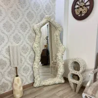 آینه قدی دفرمه مینیمال و شلف(پاپیه ماشه)